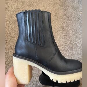 Free people black booties